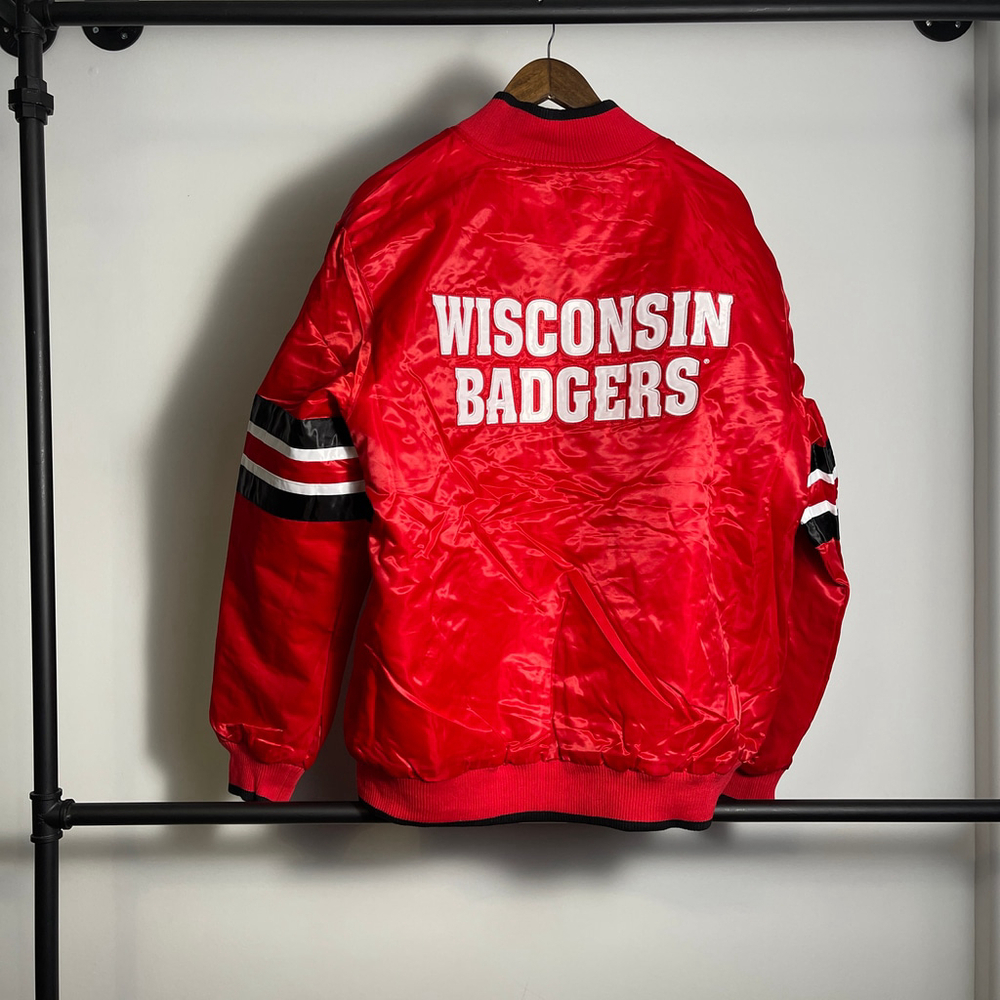 Men's Starter Wisconsin Badgers Jacket XL - Picture 2 of 3